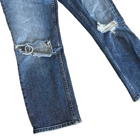 Mother Superior The TomCat Seriously Truce Distressed Straight Jeans Button Fly - Picture 8 of 13